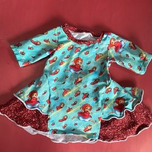 Ponyo Studio Ghibli Handmade Dress Tunic 12m